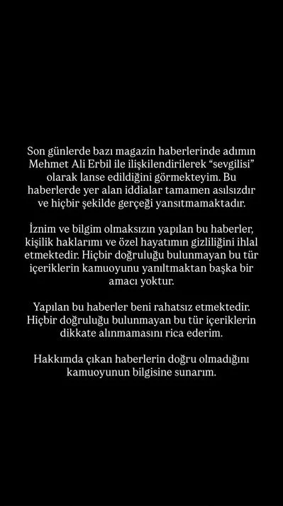 Eylem Çelik Aşk İddialarını yalanladı!