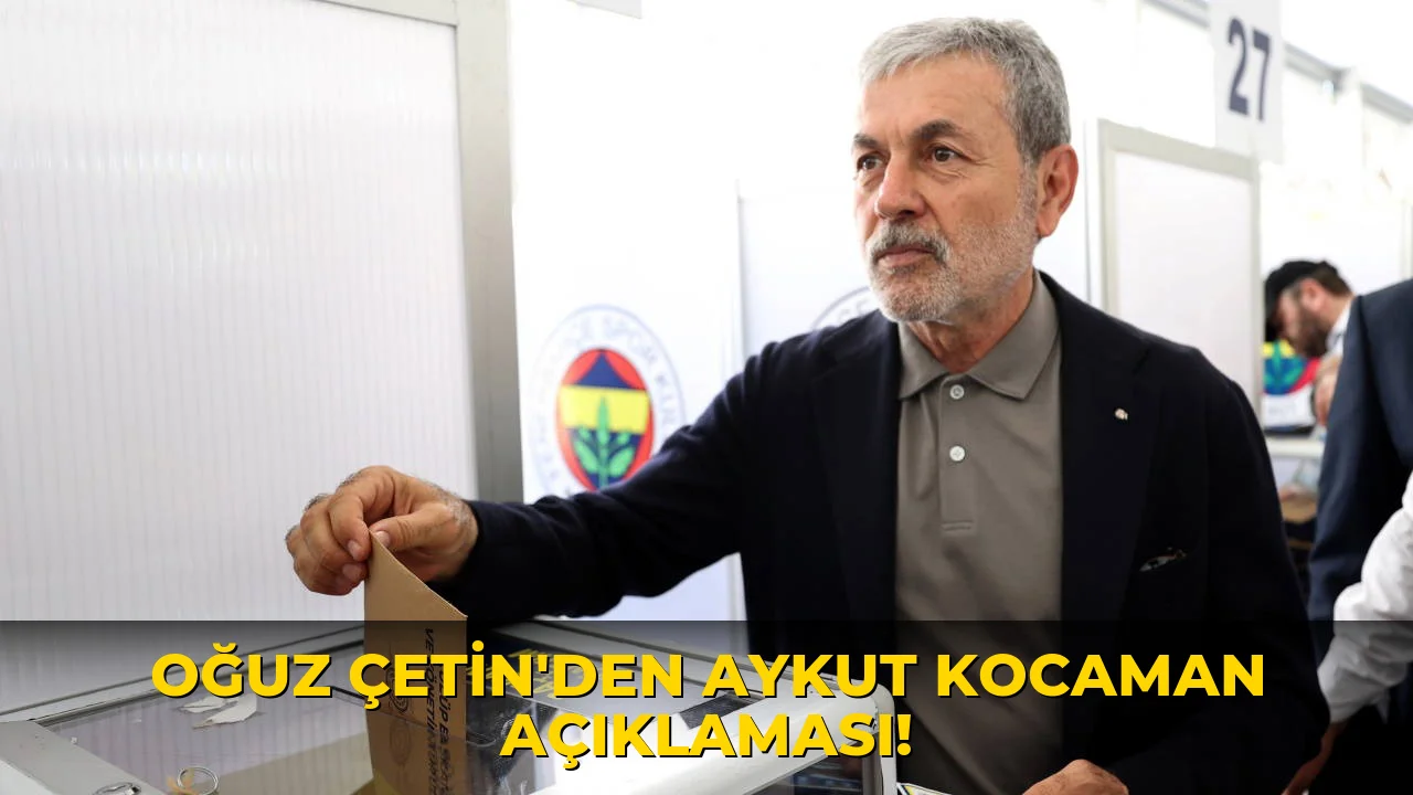 Oğuz Çetin'den Aykut Kocaman Açıklaması!