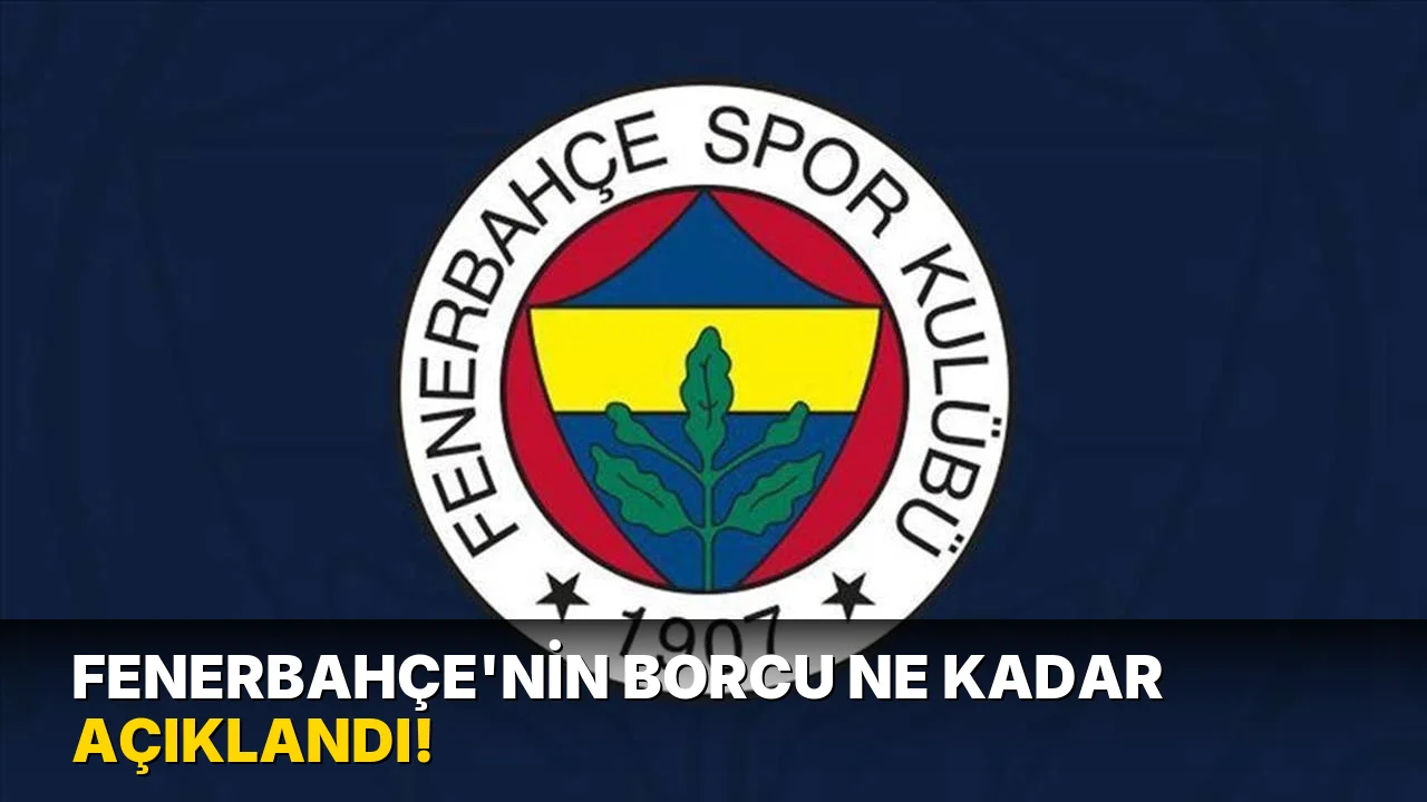 Fenerbahçe'nin Borcu ne kadar açıklandı!