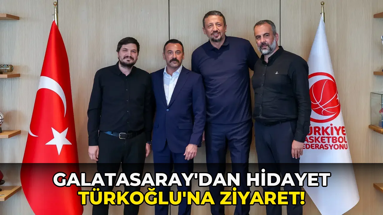 Galatasaray'dan Hidayet Türkoğlu'na Ziyaret!