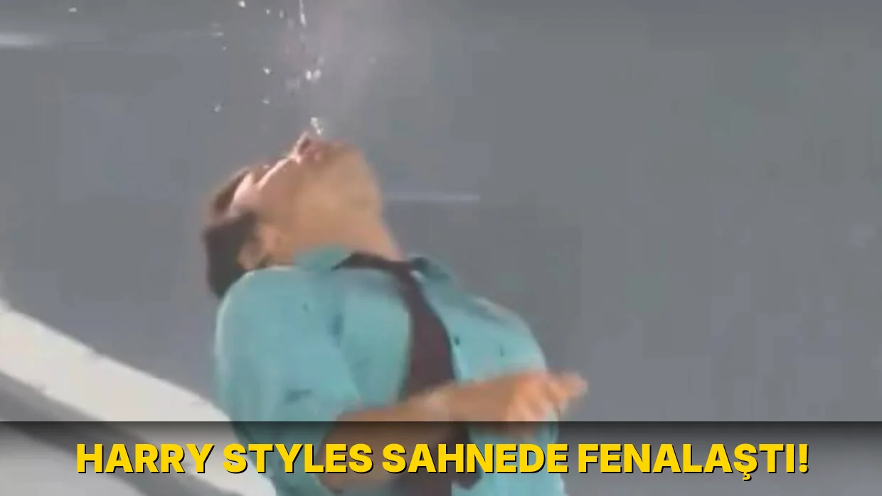Harry Styles Sahnede Fenalaştı!