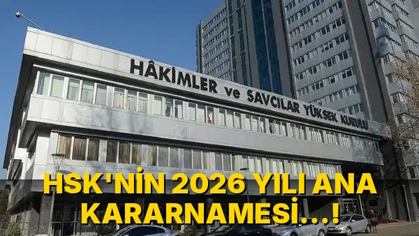 Hsk'nin 2026 yılı Ana Kararnamesi…!