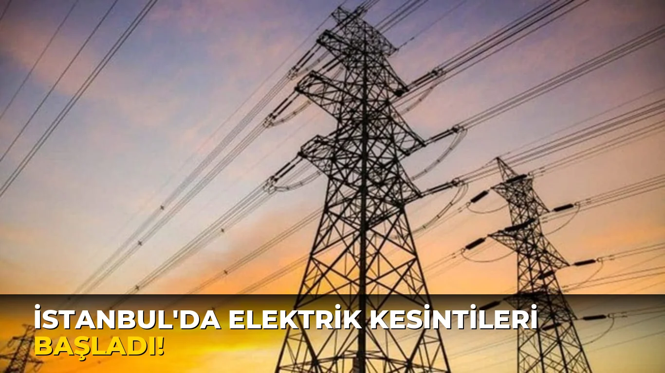 İstanbul'da elektrik Kesintileri Başladı!
