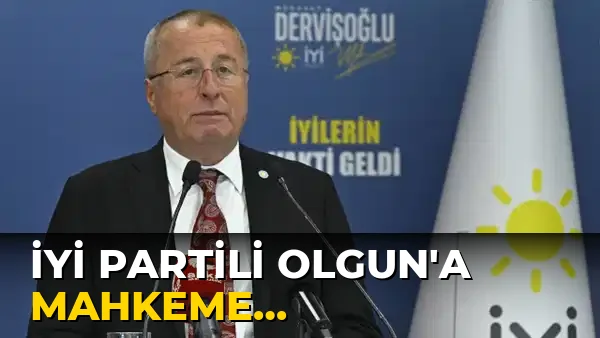 İyi Partili Olgun'a Mahkeme Salonundan Fotoğraf Paylaşımı…!