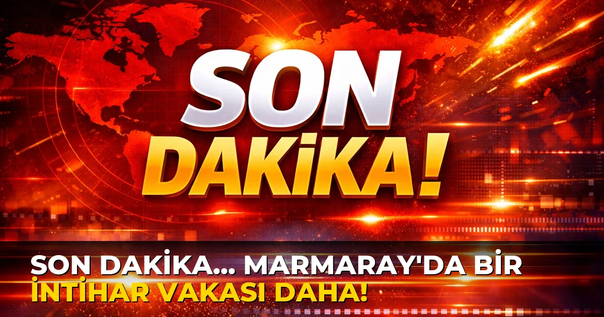 Son Dakika... Marmaray'da bir İntihar Vakası Daha!