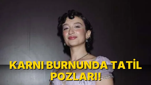 Karnı Burnunda Tatil Pozları!