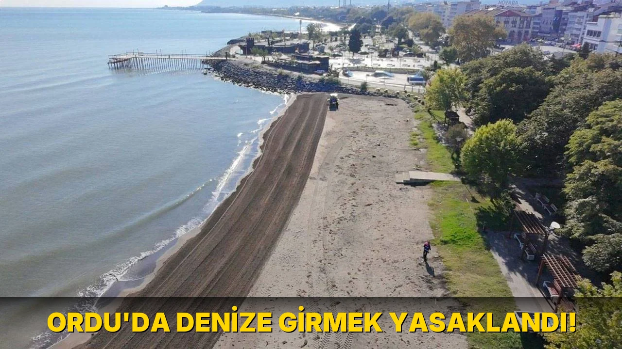 Ordu'da denize Girmek Yasaklandı!