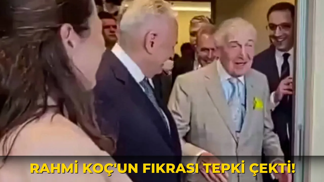 Rahmi Koç'un Fıkrası tepki çekti!