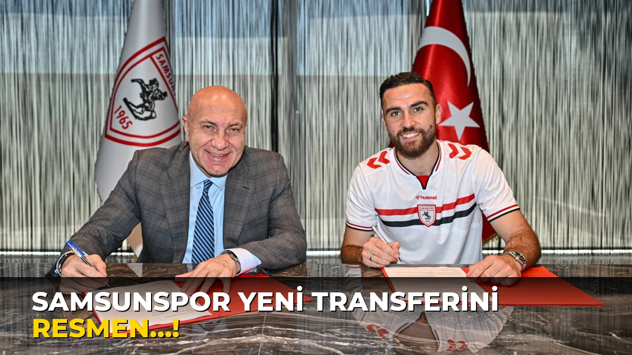 Samsunspor Yeni Transferini resmen…!