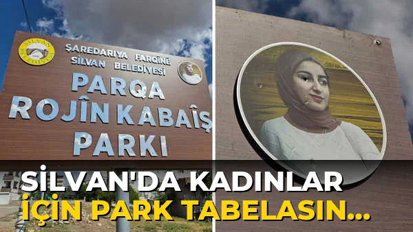 Silvan'da kadınlar için park Tabelasına Saldırı!