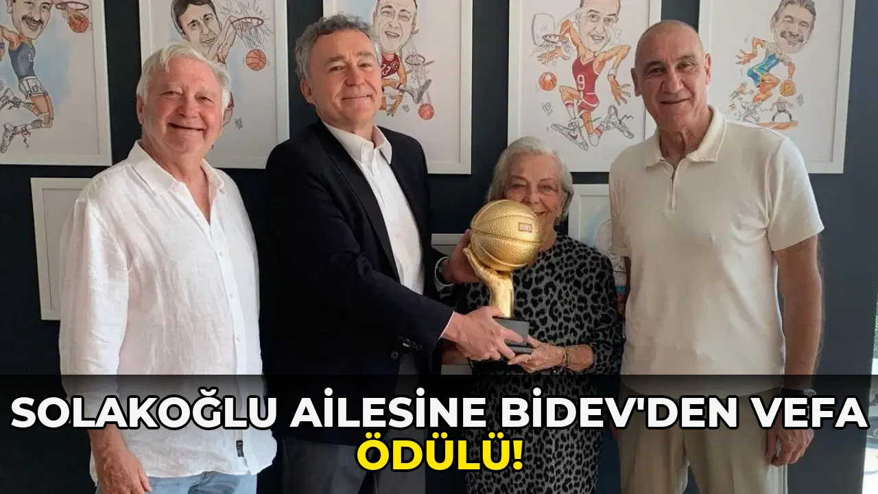 Solakoğlu Ailesine BİDEV’den vefa ödülü!