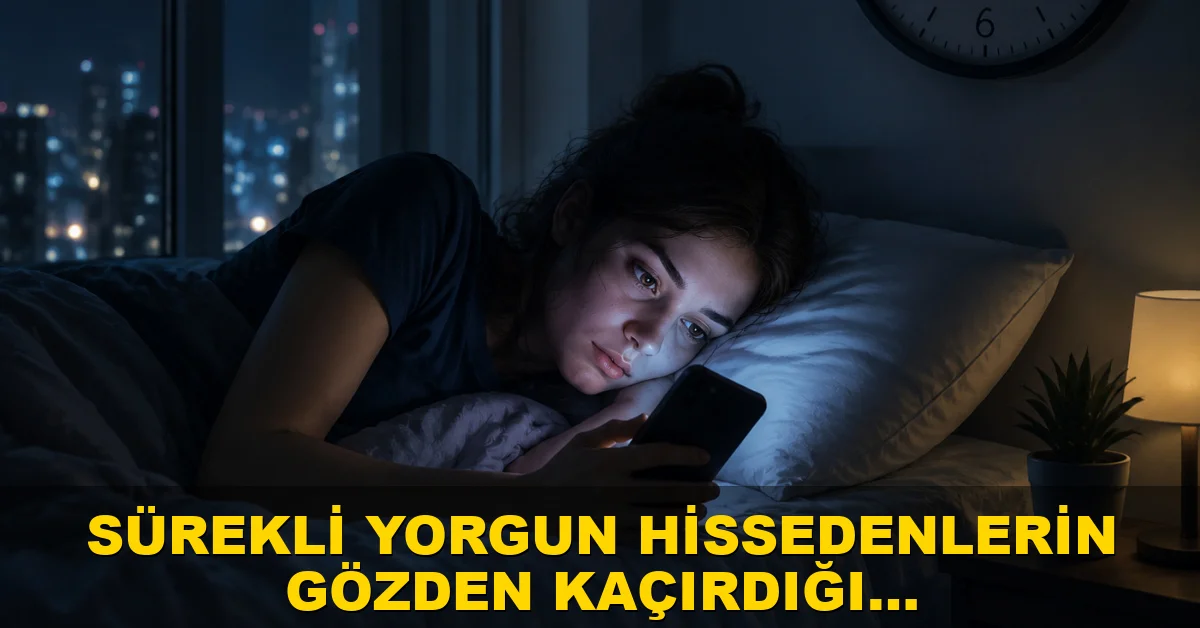Sürekli Yorgun Hissedenler İçin Dikkat Edilmesi Gereken Alışkanlık
