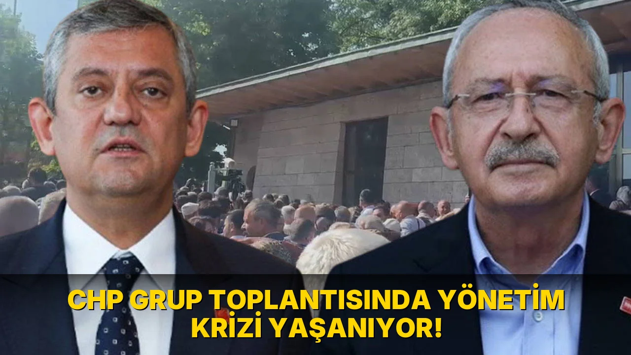 Chp Grup Toplantısında Yönetim Krizi Yaşanıyor!