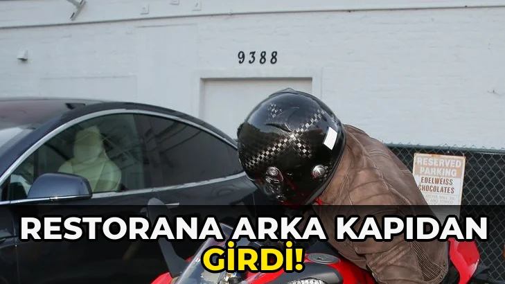 Restorana Arka Kapıdan Girdi!