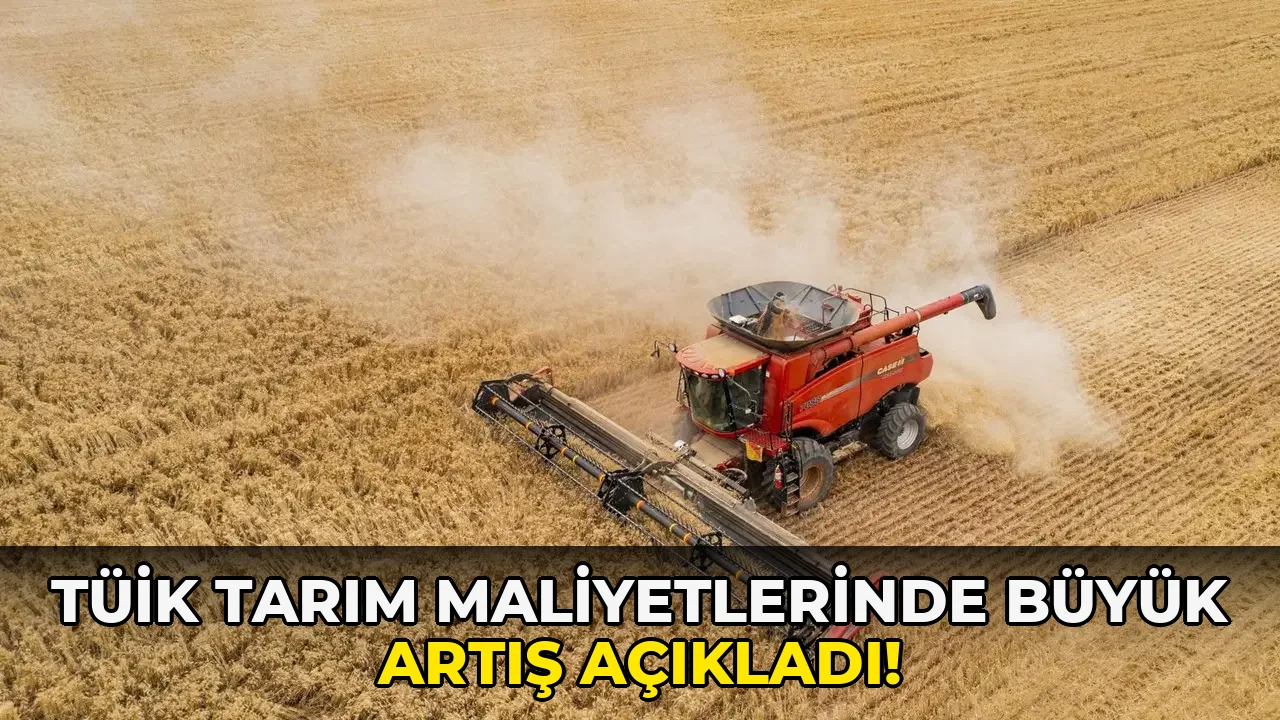 Tüik Tarım Maliyetlerinde Büyük Artış açıkladı!