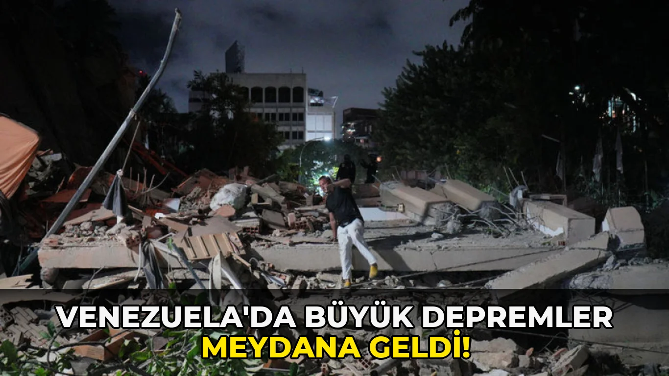 Venezuela'da büyük Depremler Meydana geldi!