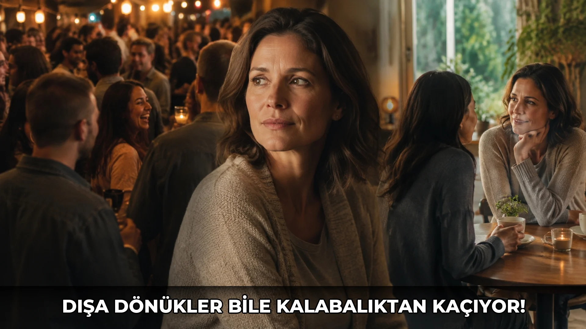 Dışa Dönükler Bile Kalabalıktan Kaçıyor!
