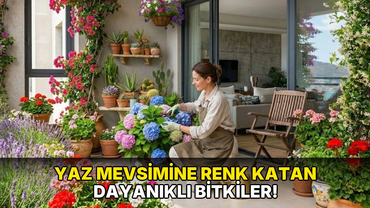 Yaz Mevsimine Renk Katan Dayanıklı Bitkiler!