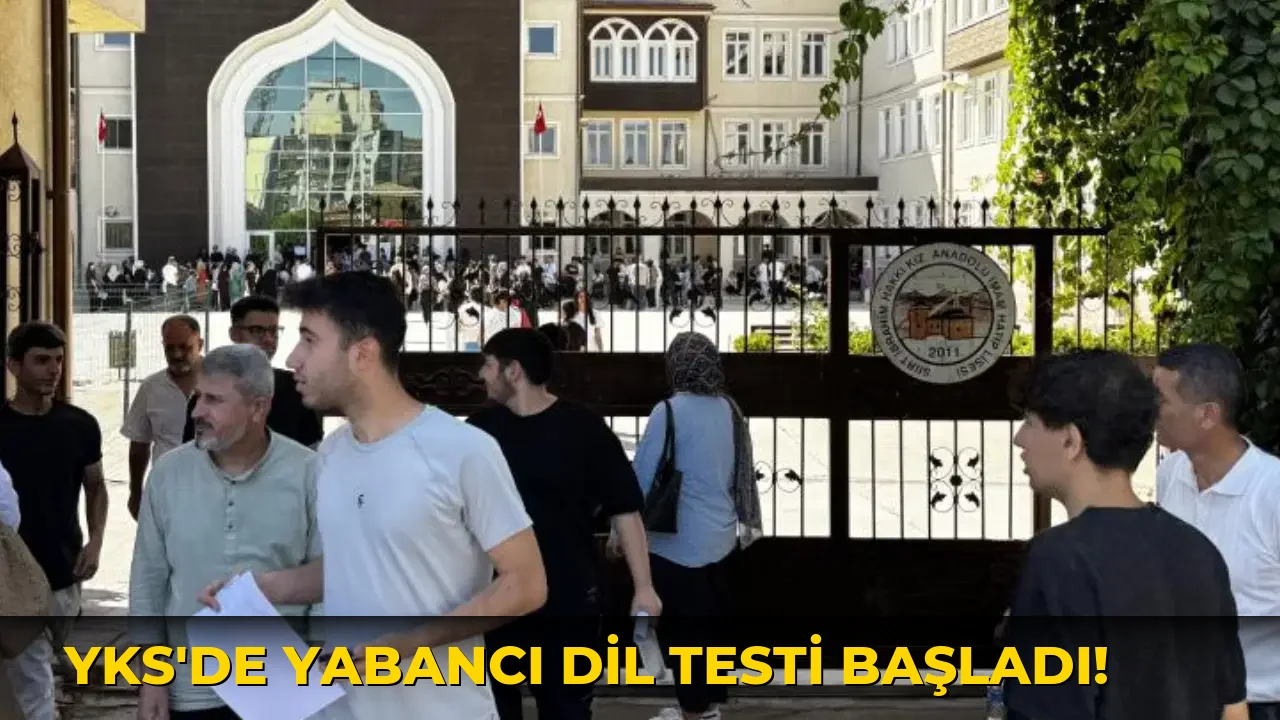 Yks'de yabancı Dil Testi Başladı!