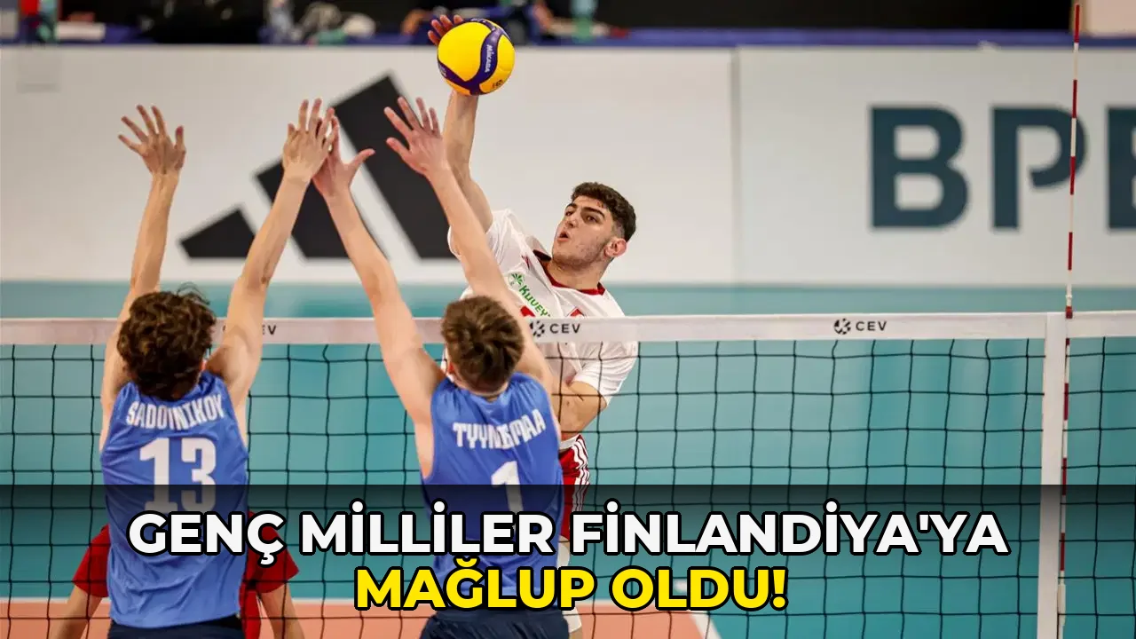 Genç Milliler Finlandiya'ya mağlup oldu!