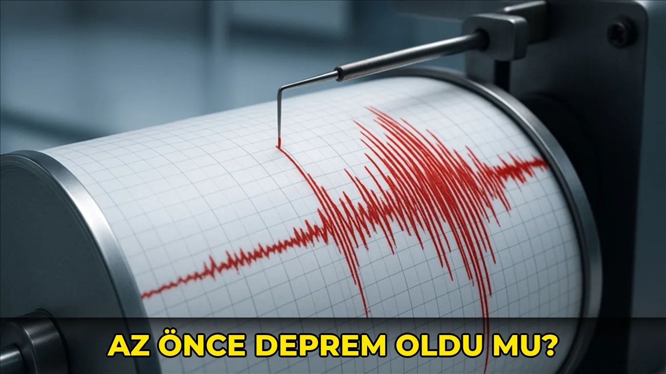 Az Önce deprem oldu mu?