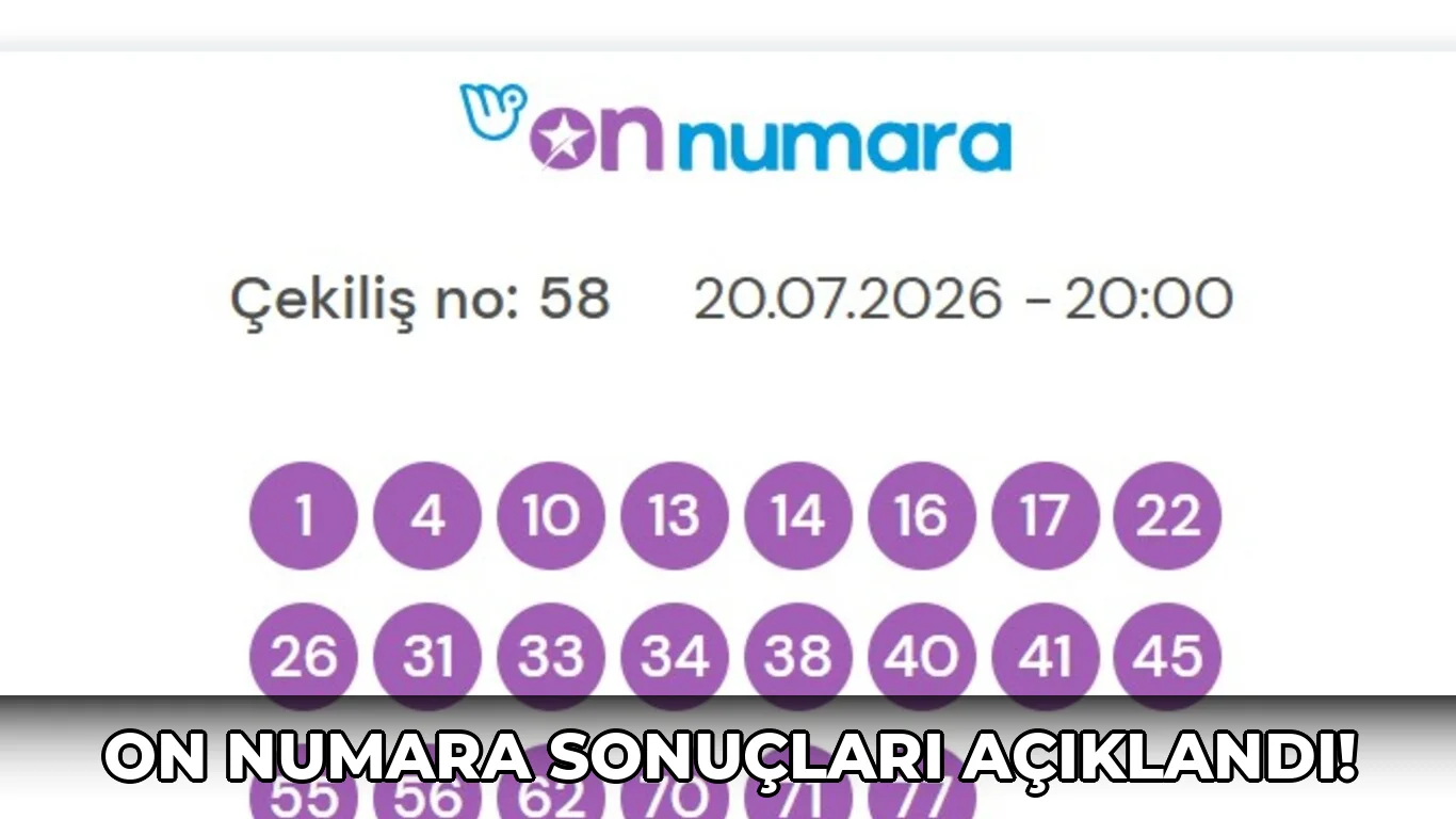 On Numara sonuçları açıklandı!