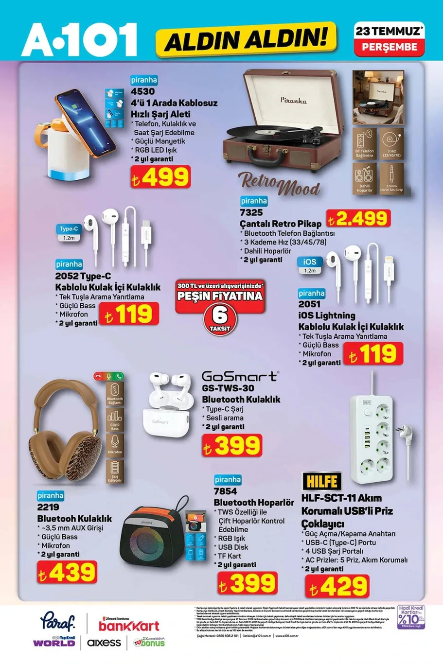 A101 23 Temmuz Fırsatları açıklandı!