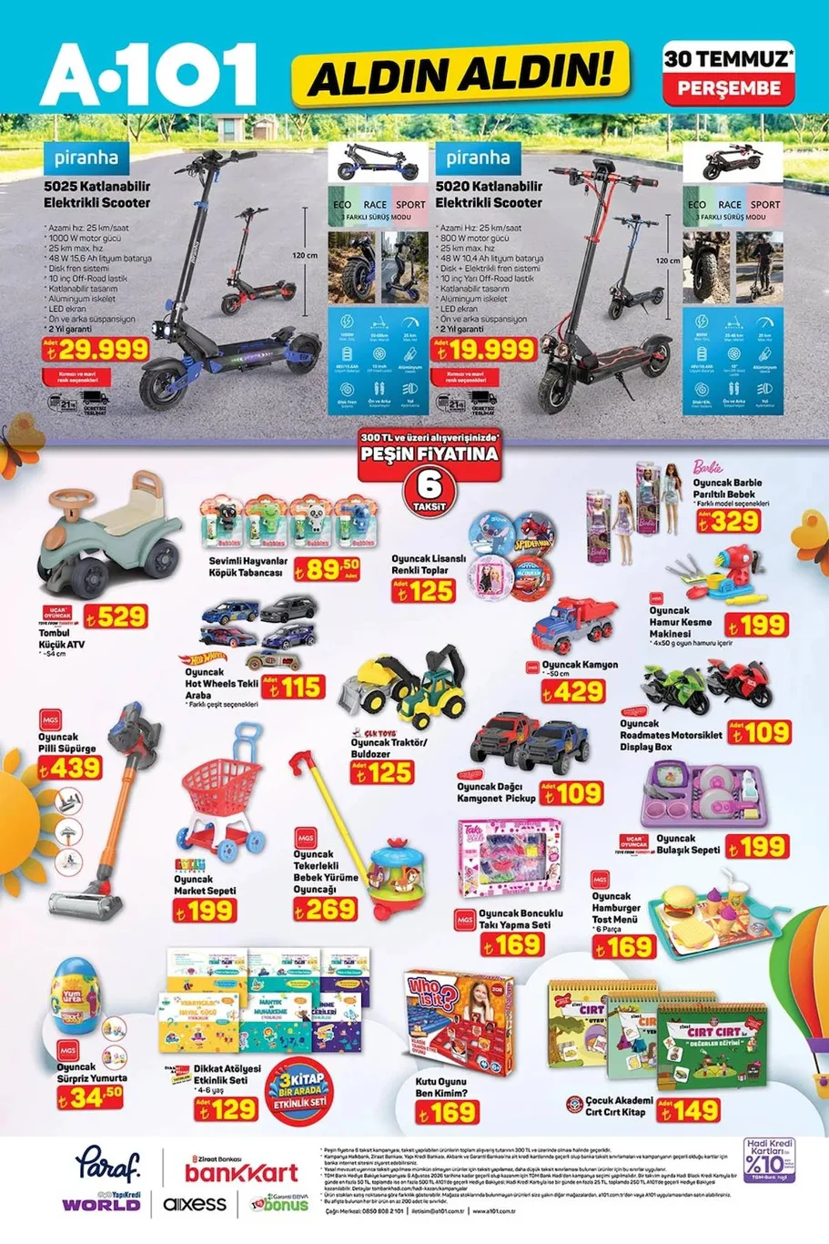 A101 30 Temmuz Fırsatları açıklandı!