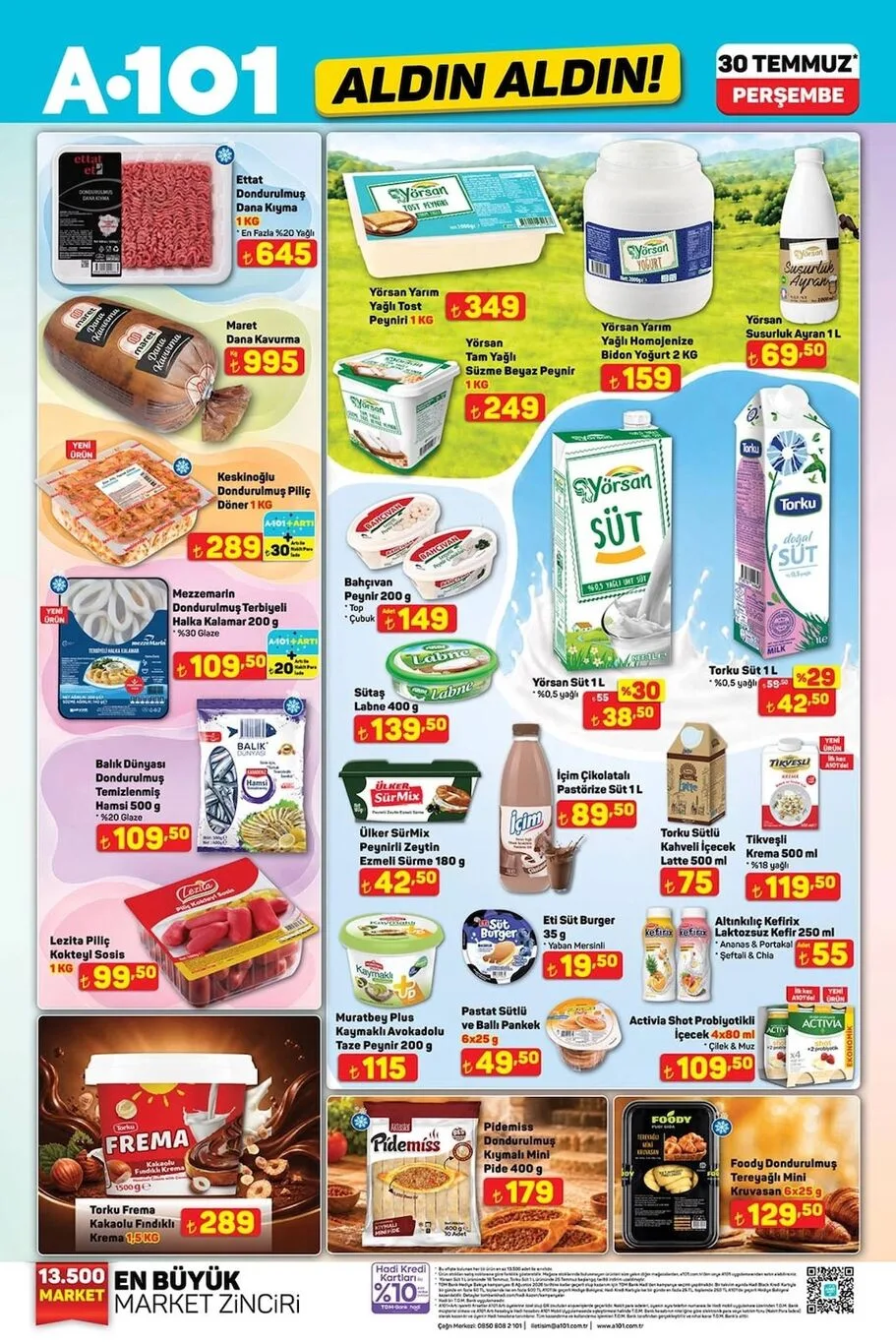 A101 30 Temmuz Fırsatları açıklandı!