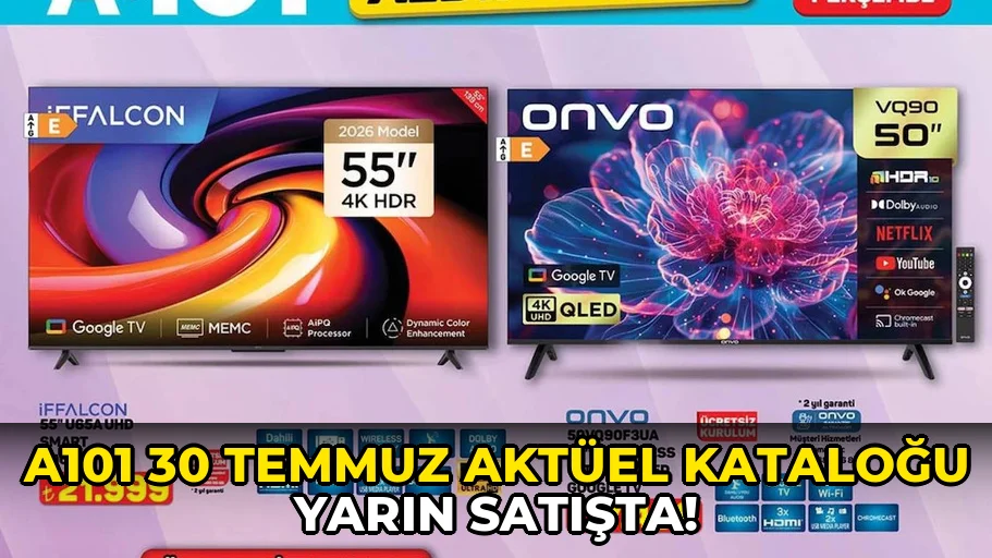 A101 30 Temmuz aktüel kataloğu yarın satışta!
