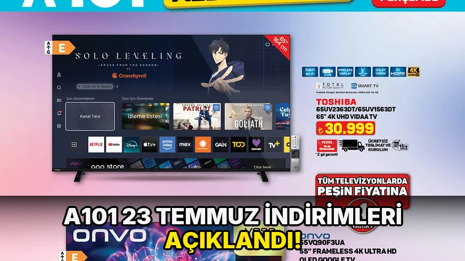 A101 23 Temmuz İndirimleri açıklandı!