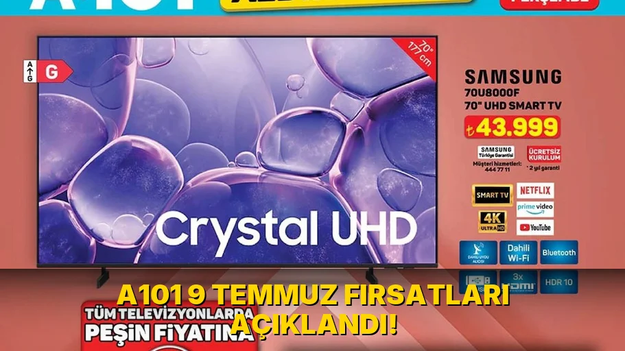 A101 9 Temmuz Fırsatları açıklandı!