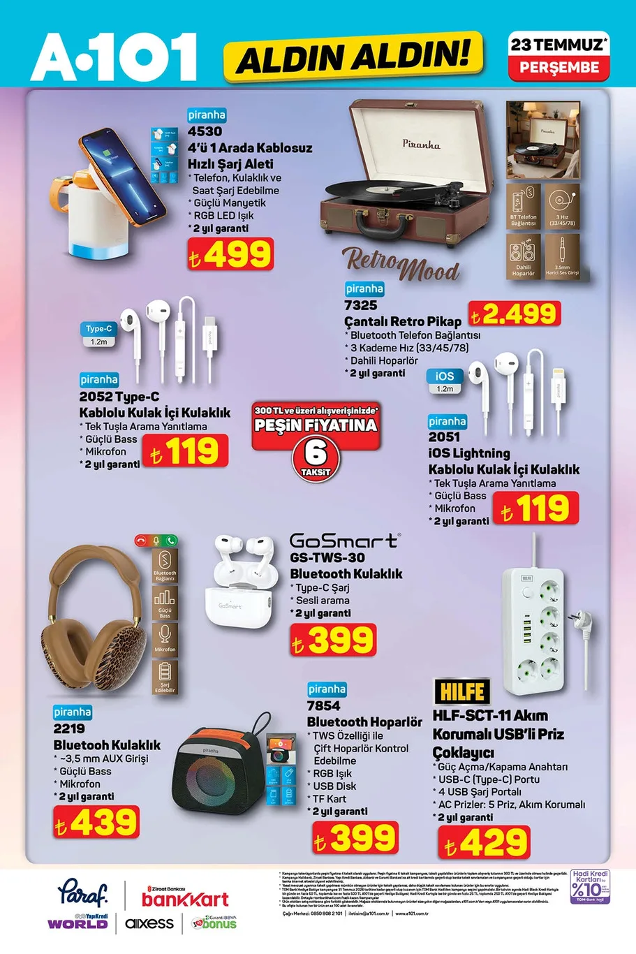 A101 23 Temmuz İndirimleri açıklandı!