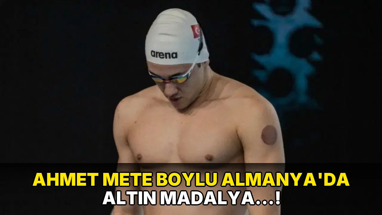 Ahmet Mete Boylu Almanya'da altın madalya…!