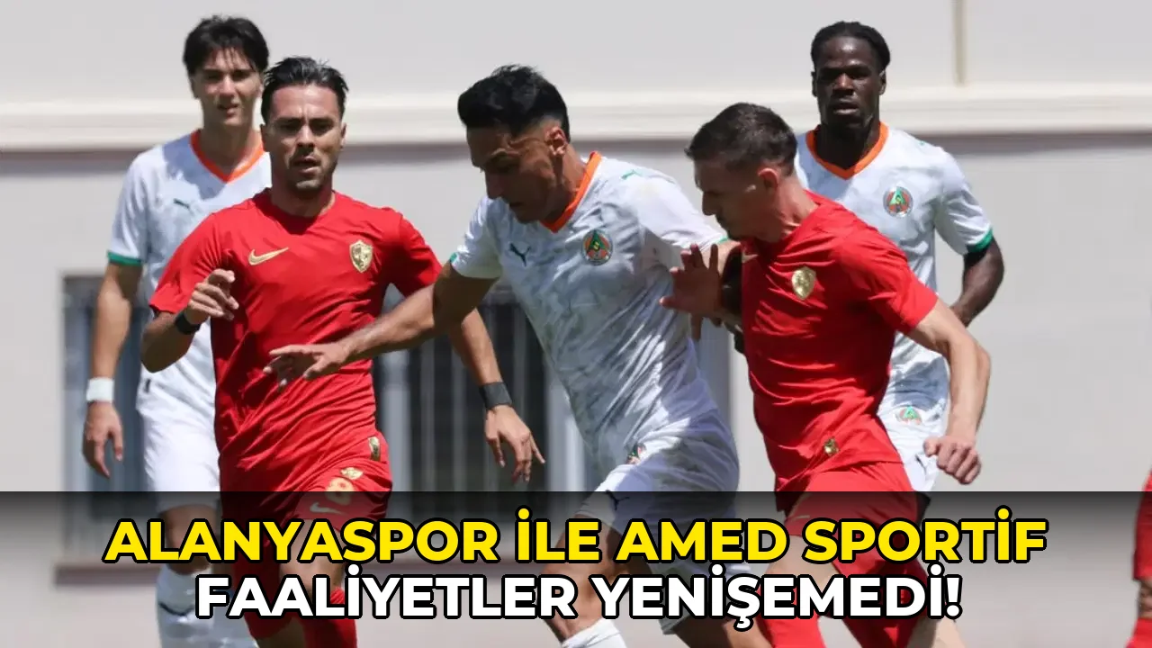 Alanyaspor ile Amed Sportif Faaliyetler Yenişemedi!