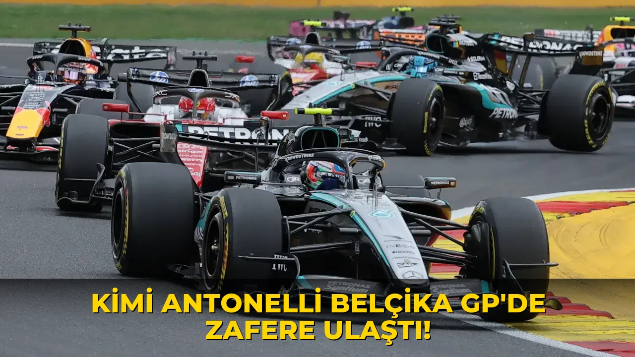 Kimi Antonelli Belçika GP'de zafere ulaştı!