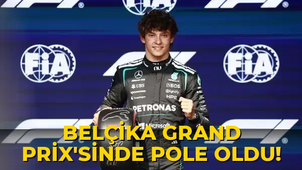 Belçika Grand Prix'sinde Pole oldu!