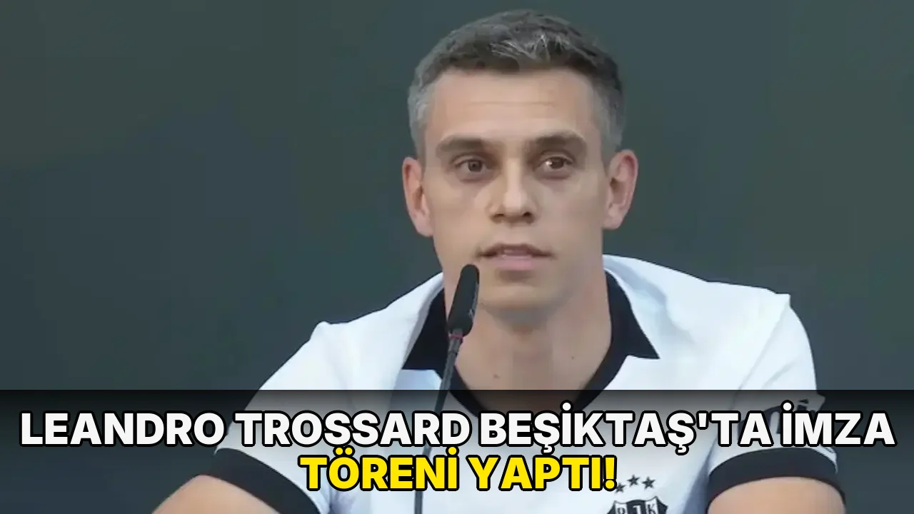 Leandro Trossard Beşiktaş'ta İmza Töreni yaptı!