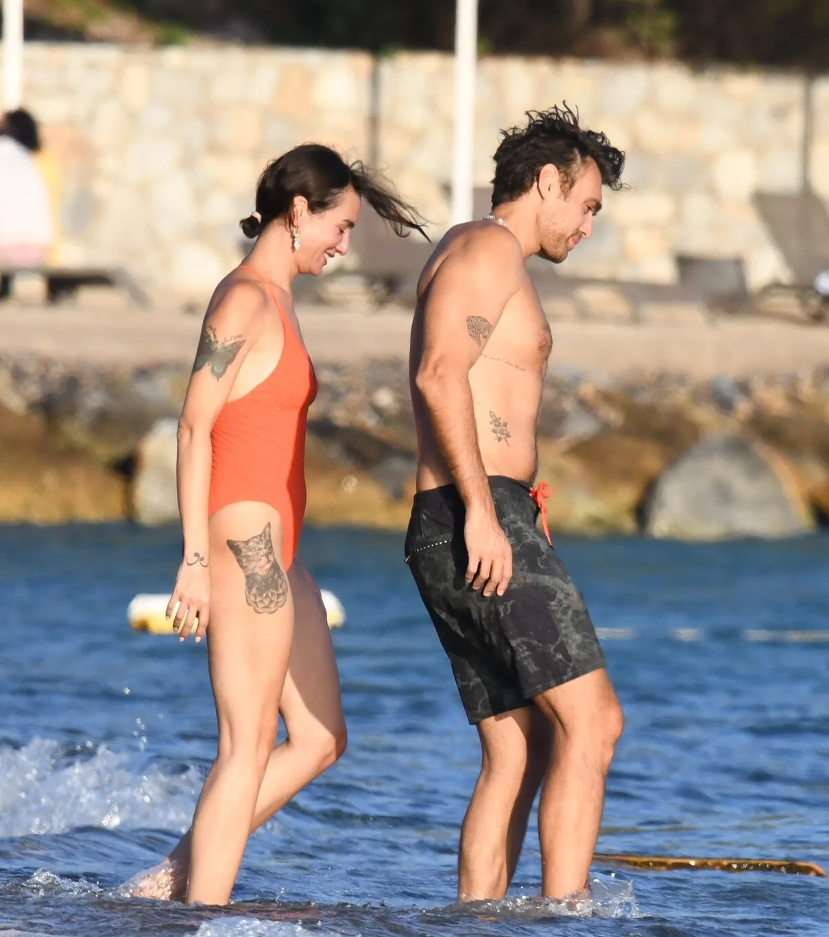 Birce Akalay ve Hakan Kurtaş Bodrum'da tatil yaptı!