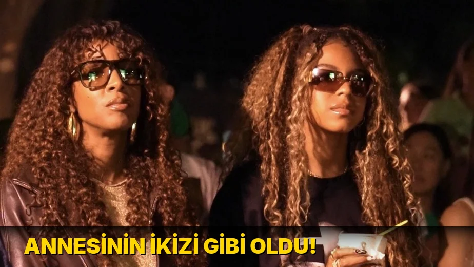 Annesinin İkizi gibi oldu!