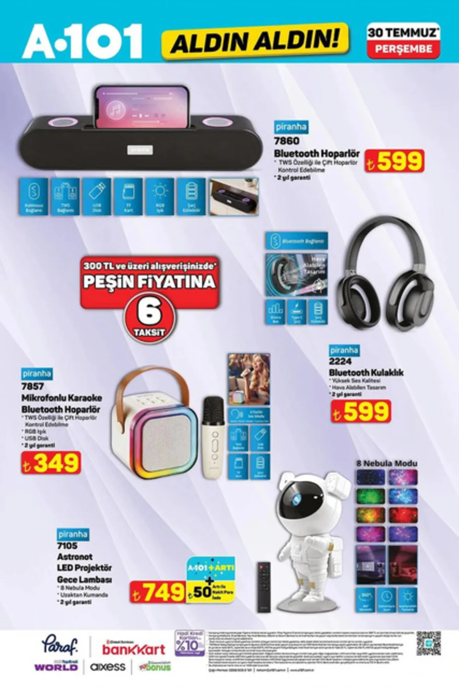 A101 30 Temmuz aktüel ürünleri satışta!