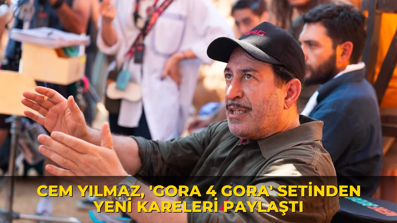 Cem Yılmaz, 'GORA 4 GORA' setinden yeni kareleri paylaştı