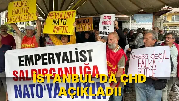İstanbul'da ÇHD açıkladı!