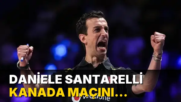 Daniele Santarelli Kanada Maçını kazandı!