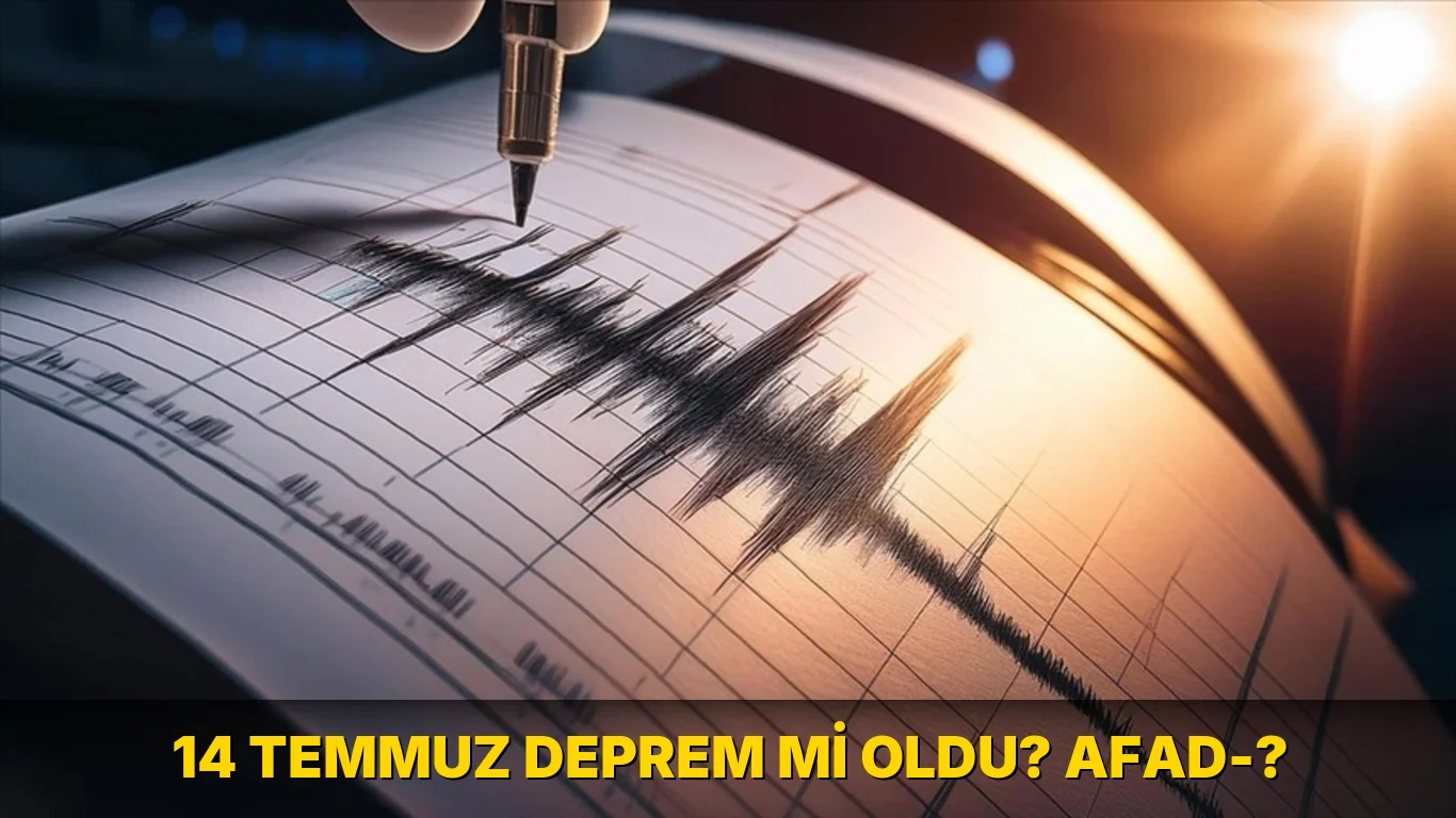 14 Temmuz deprem mi oldu? Afad-?