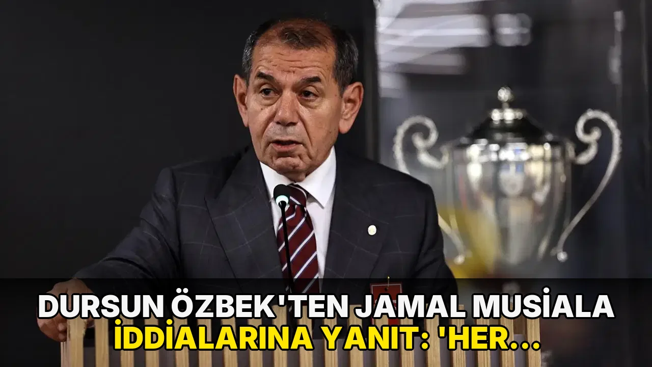 Dursun Özbek'ten Jamal Musiala iddialarına yanıt: 'Her sene aynı şeylerle karşılaşıyorum'