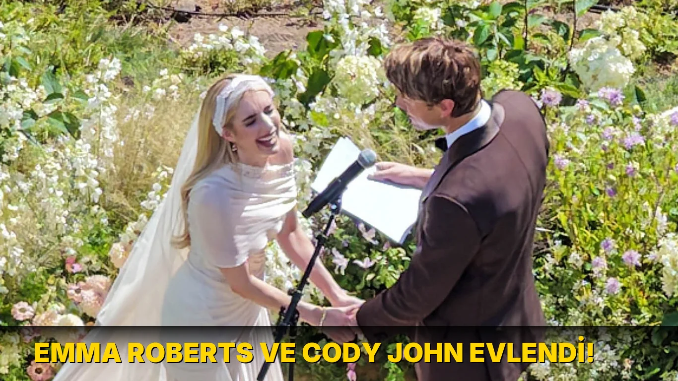 Emma Roberts ve Cody John Evlendi!