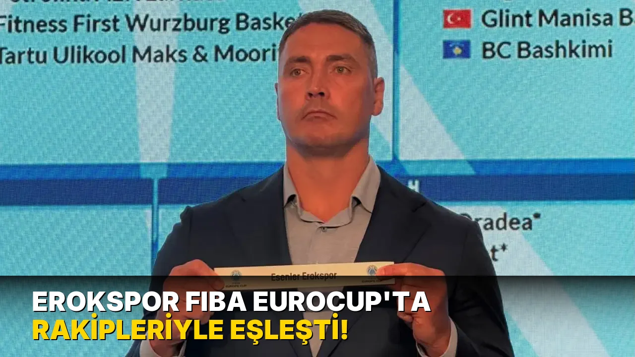 Erokspor FIBA EuroCup'ta Rakipleriyle Eşleşti!