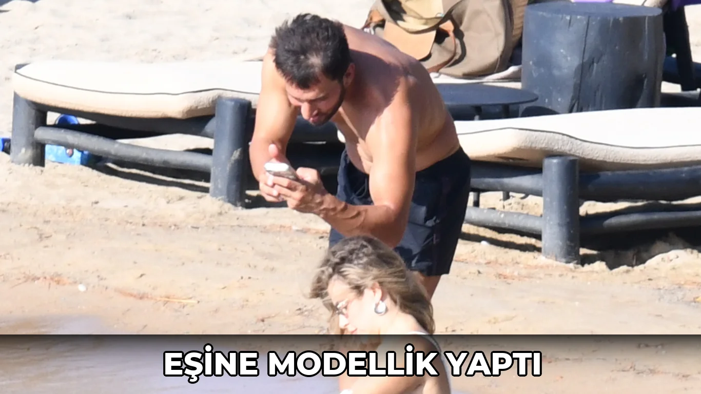 Eşine Modellik yaptı!
