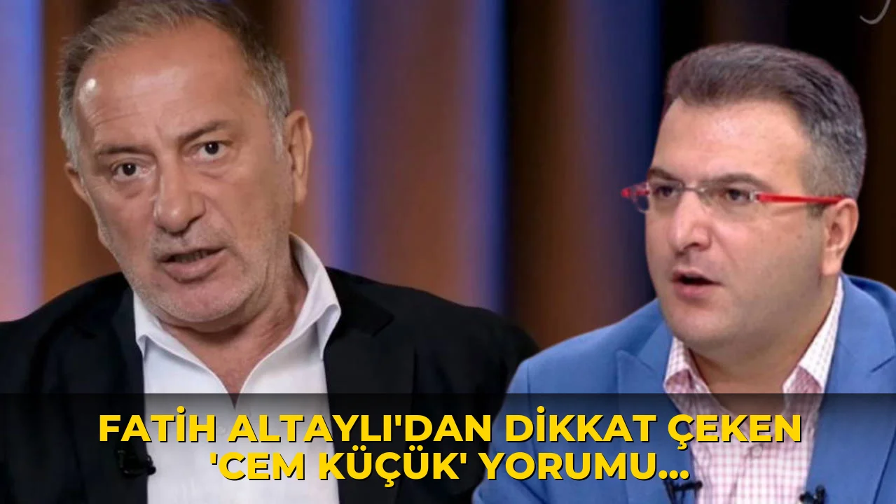Fatih Altaylı'dan dikkat çeken 'Cem Küçük' yorumu: 'Deniz Göktaş’ı haklı çıkarma pahasına da olsa bunu yazmam lazım'
